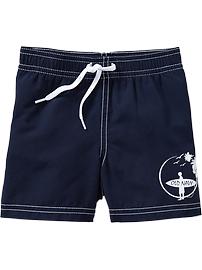 Graphic Swim Trunks for Baby