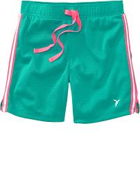 Girls Active Mesh Shorts