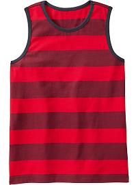 Boys Rugby Stripe Tanks
