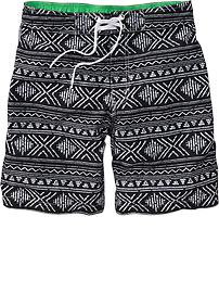 Men's Printed Hybrid Board Shorts
