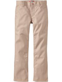 Boys Skinny Uniform Khakis