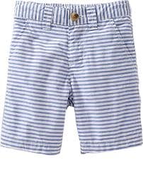 Striped Poplin Shorts for Baby
