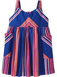 Multi-Stripe Sundresses for Baby