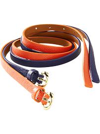 Women's Faux-Leather Skinny Belts