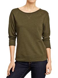 Women's 3/4-Sleeve Crew Sweatshirts