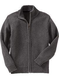 Boys Zip-Front Sweaters