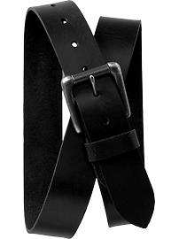 Men's Black Leather Belts