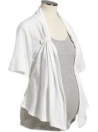 Maternity Open-Front Jersey Cardis