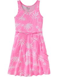 Girls A-Line Jersey Dresses