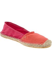 Women's Canvas Slip-On Espadrilles