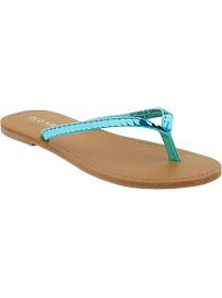 Girls Sequined Capri Sandals