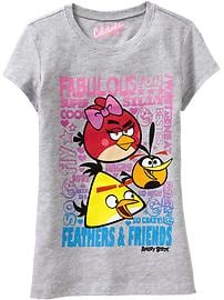Girls Angry Birds Space Tees