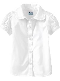 Ruffled Collar Uniform Shirts for Baby