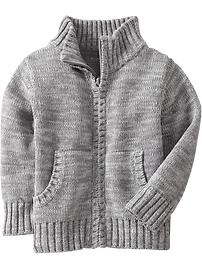 Uniform Zip-Front Sweaters for Baby