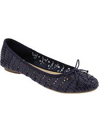 Women's Woven Ballet Flats