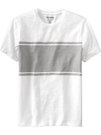 Men's Premium Chest-Stripe Tees