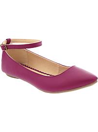 Women's Pointed-Ankle Flats