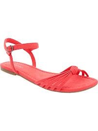 Women's Sueded Multi-Strap Sandals