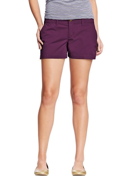 View large product image 1 of 1. Women'S Everyday Khaki Shorts - 3.5 inch inseam