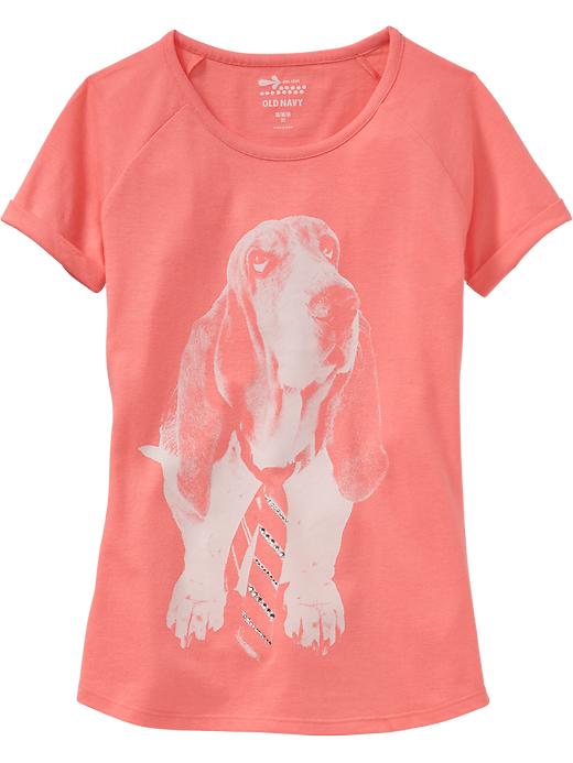View large product image 1 of 1. Girls Embellished Animal-Graphic Tees