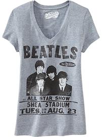 Women's The Beatles V-Neck Tees