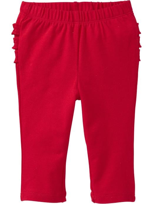 RuffleBack Jersey Leggings for Baby Old Navy