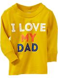 "I Love My Dad" Tees for Baby