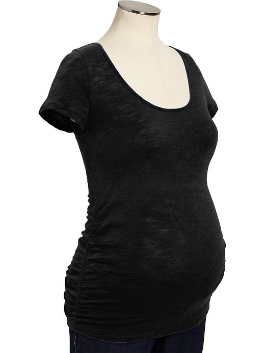 View large product image 1 of 1. Maternity Slub-Knit Tees