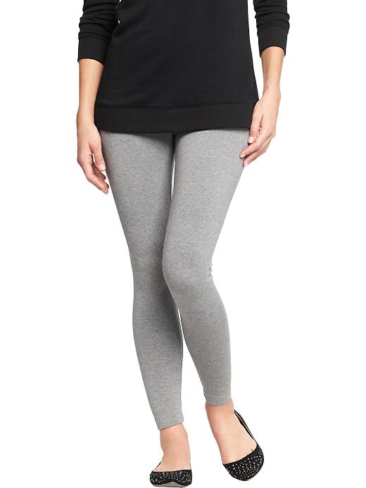 View large product image 1 of 1. Mid-Rise Jersey Leggings For Women