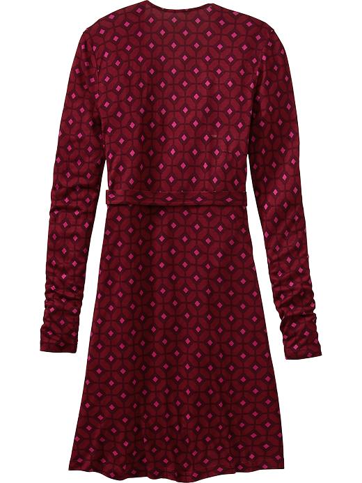 View large product image 2 of 2. Women's Long-Sleeved Wrap Dresses