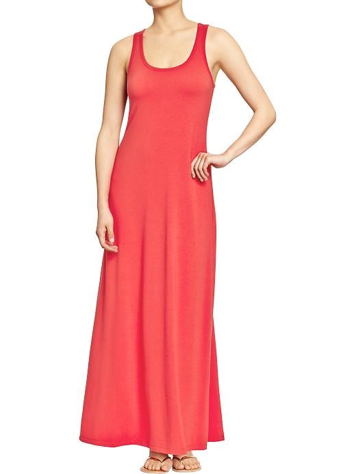 View large product image 1 of 1. Women's Jersey Maxi Tank Dresses