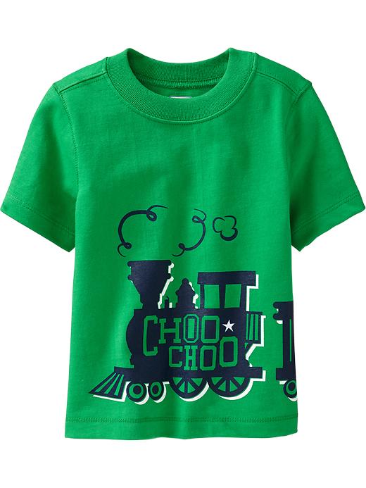 View large product image 1 of 2. "Choo-Choo" Graphic Tees for Baby