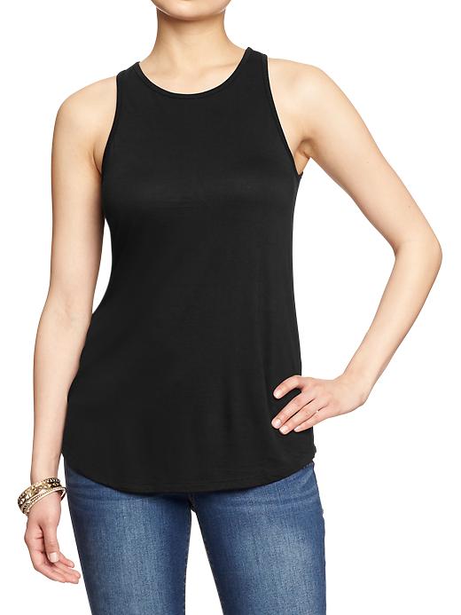 View large product image 1 of 1. Women's High-Neck Tanks