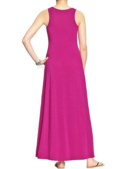 View large product image 2 of 2. Women's Jersey Maxi Tank Dresses