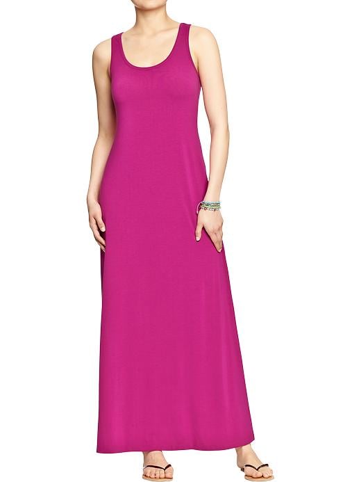 View large product image 1 of 2. Women's Jersey Maxi Tank Dresses