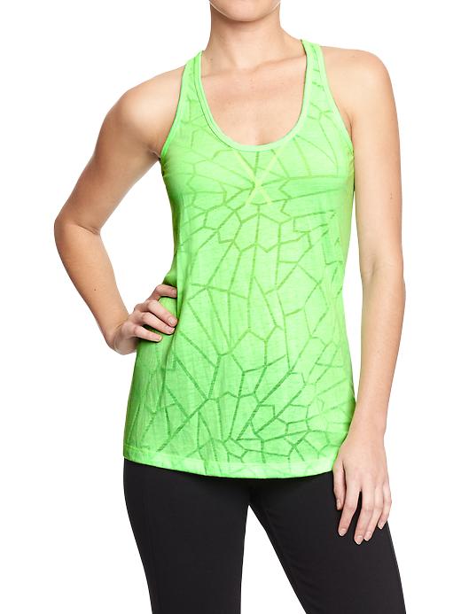 View large product image 1 of 1. Women's Old Navy Active Knotted Racerback Tanks