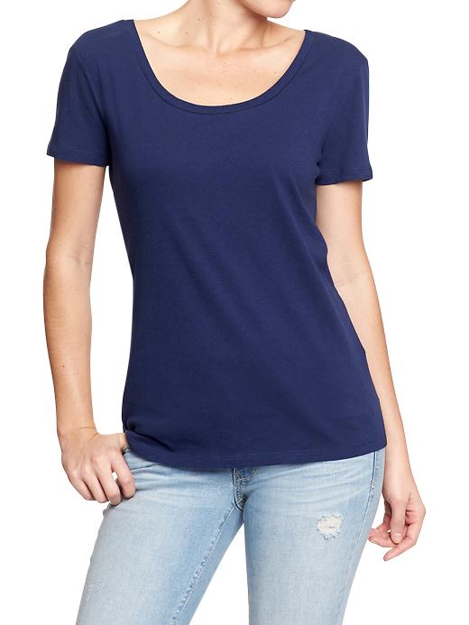 View large product image 1 of 1. Women's Scoopneck Tees