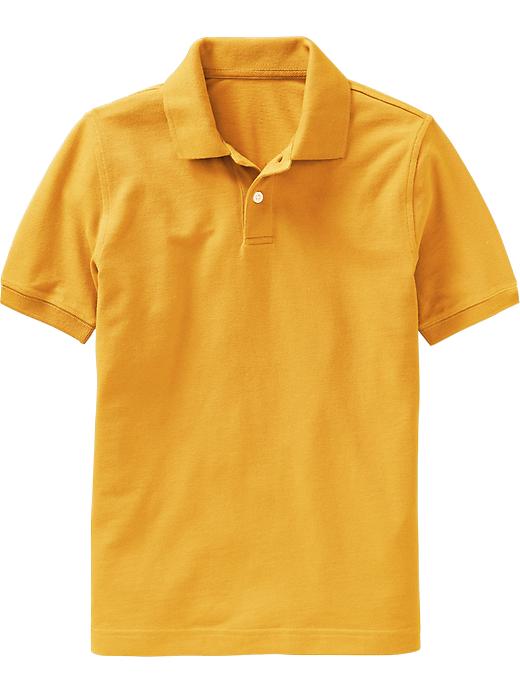 View large product image 1 of 1. Boys Uniform Pique Polos