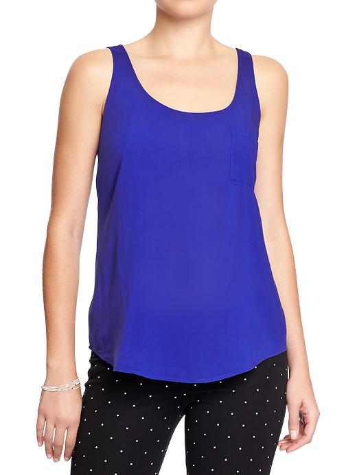 View large product image 1 of 1. Women's Drapey Tanks