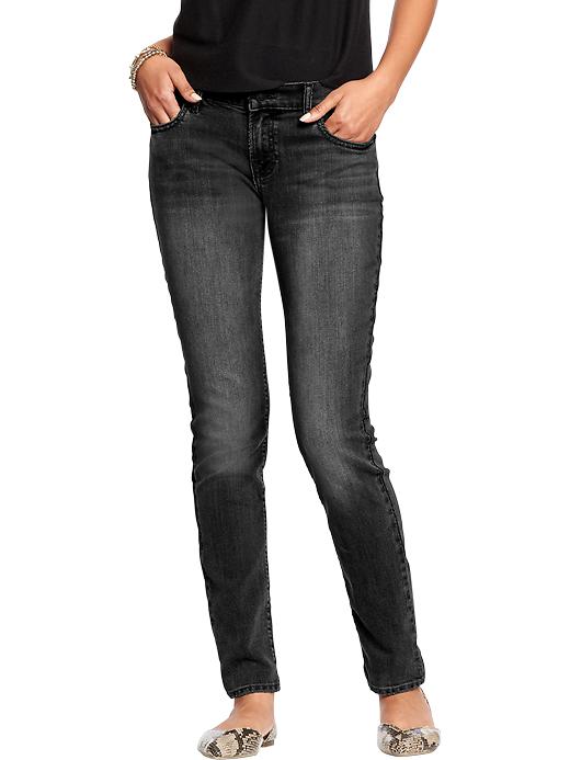 View large product image 1 of 2. Women's The Flirt Gray-Wash Skinny Jeans