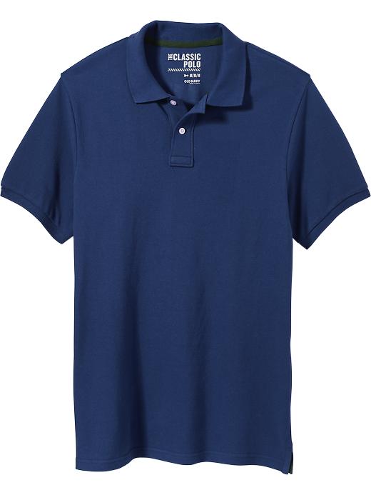 View large product image 1 of 1. Pique Polo for Men