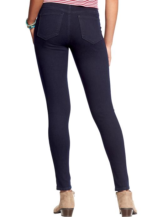 View large product image 2 of 2. Women's Pull-On Indigo Jeggings