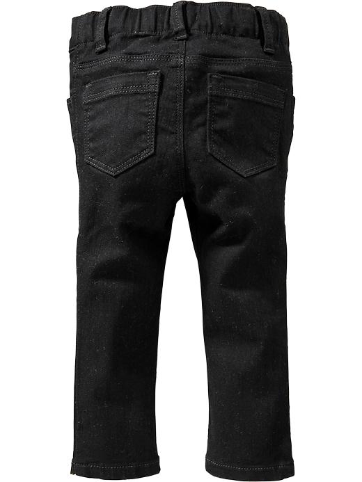 View large product image 2 of 3. Black Skinny Jeans for Toddler Girls