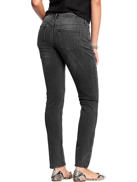 View large product image 2 of 2. Women's The Flirt Gray-Wash Skinny Jeans