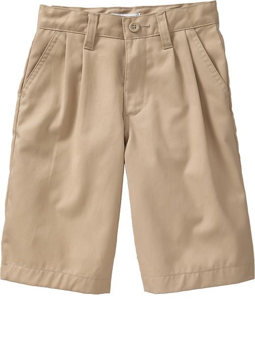 View large product image 1 of 3. Pleated Uniform Shorts for Boys