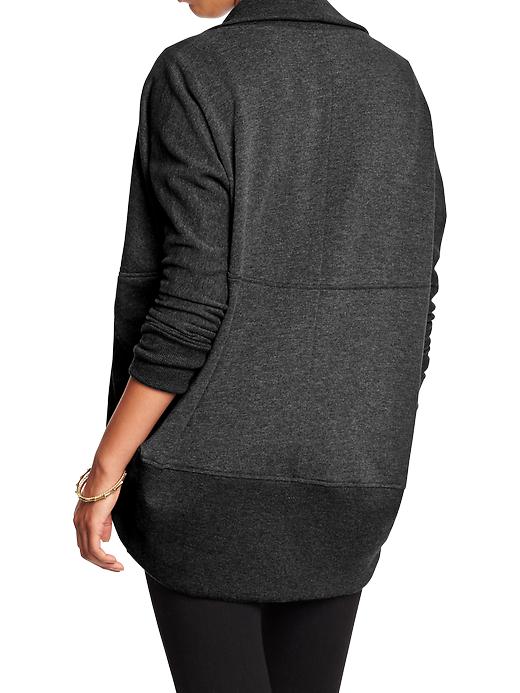 View large product image 2 of 2. Women's Open-Front Fleece Cocoon Tops