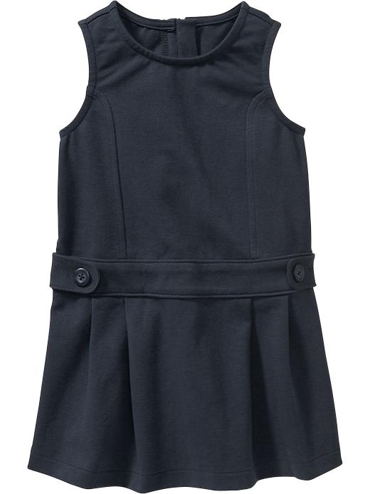 View large product image 1 of 1. Ponte-Knit Uniform Dresses for Baby