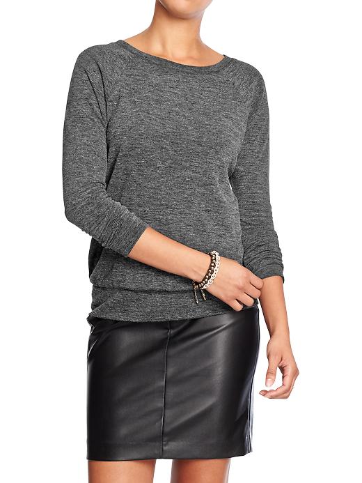 View large product image 1 of 1. Women's Dolman-Sleeve Sweater-Knit Tops