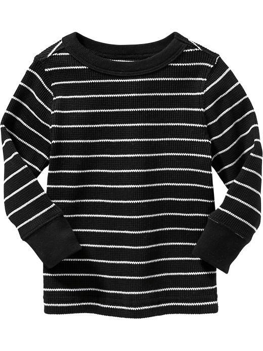 View large product image 1 of 1. Striped Waffle-Knit Tees for Toddler