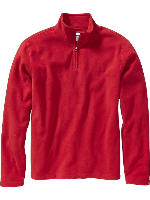 View large product image 1 of 1. Men's Performance Fleece Half-Zip Pullovers